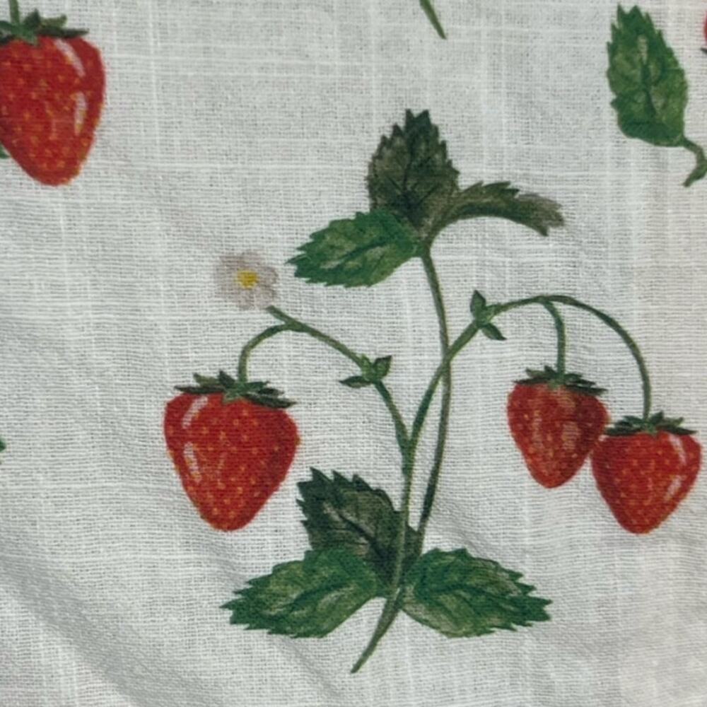 Bailey Rose Strawberry Print Dress Medium Coquette Cottagecore  Medium - Picture 4 of 10
